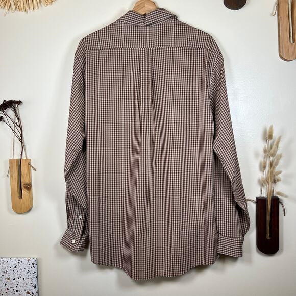 L.L. Bean Men's Large Long Sleeve Wrinkle Resistant Dress Shirt - Picture 5 of 5